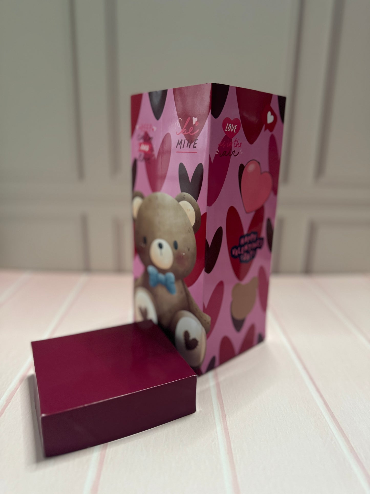 CAJA DE REGALO PARA PELUCHES PLANTILLA