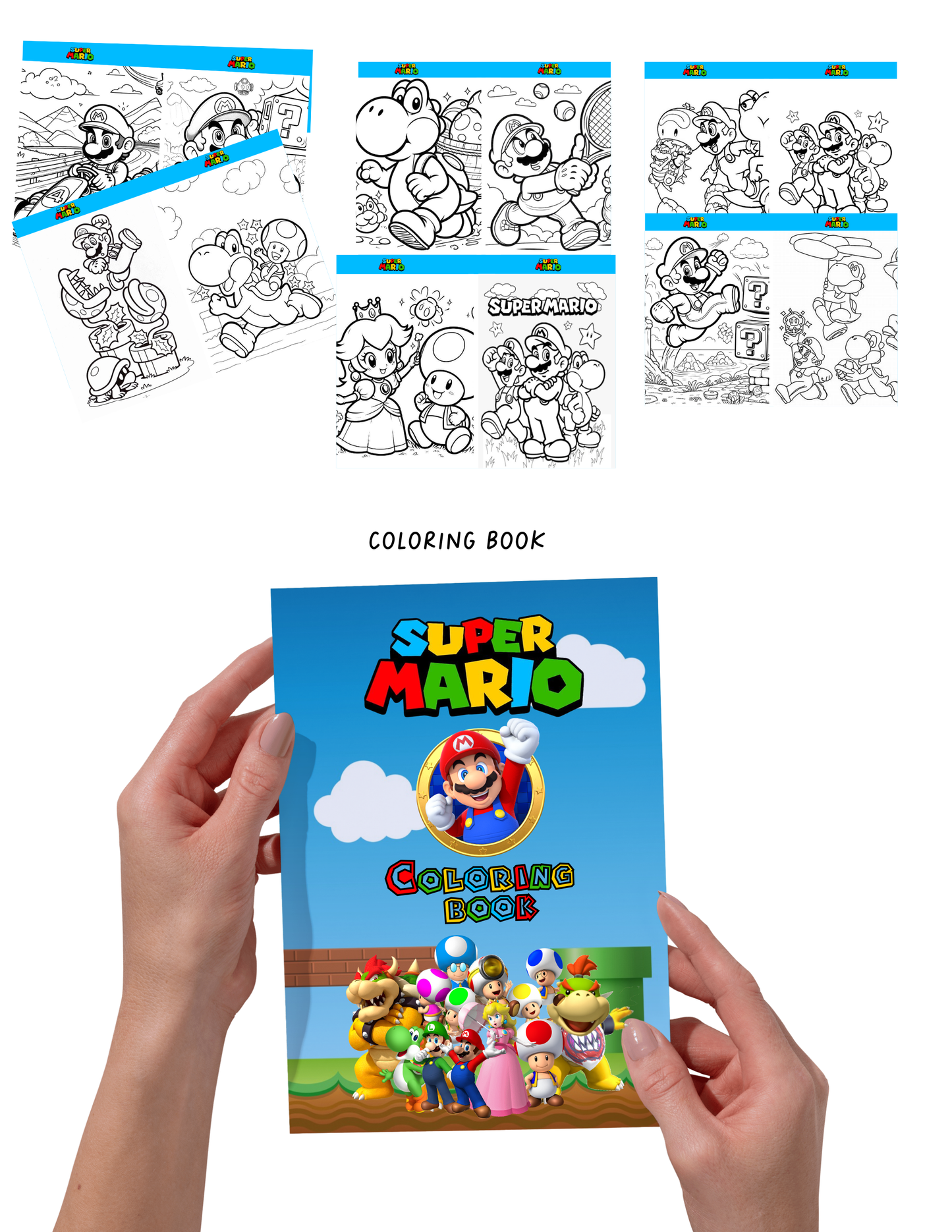 KIT DE JUEGOS Y ACTIVIDADES DE MARIO BROSS