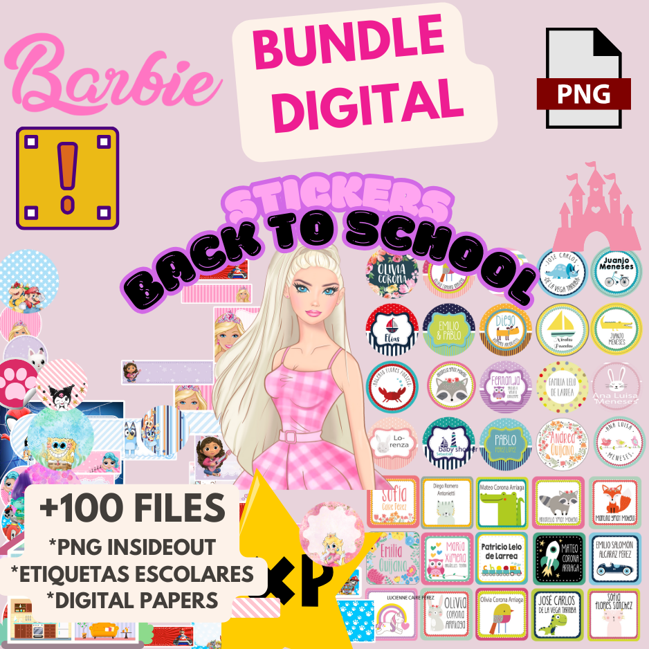Bundle digital +100 files png