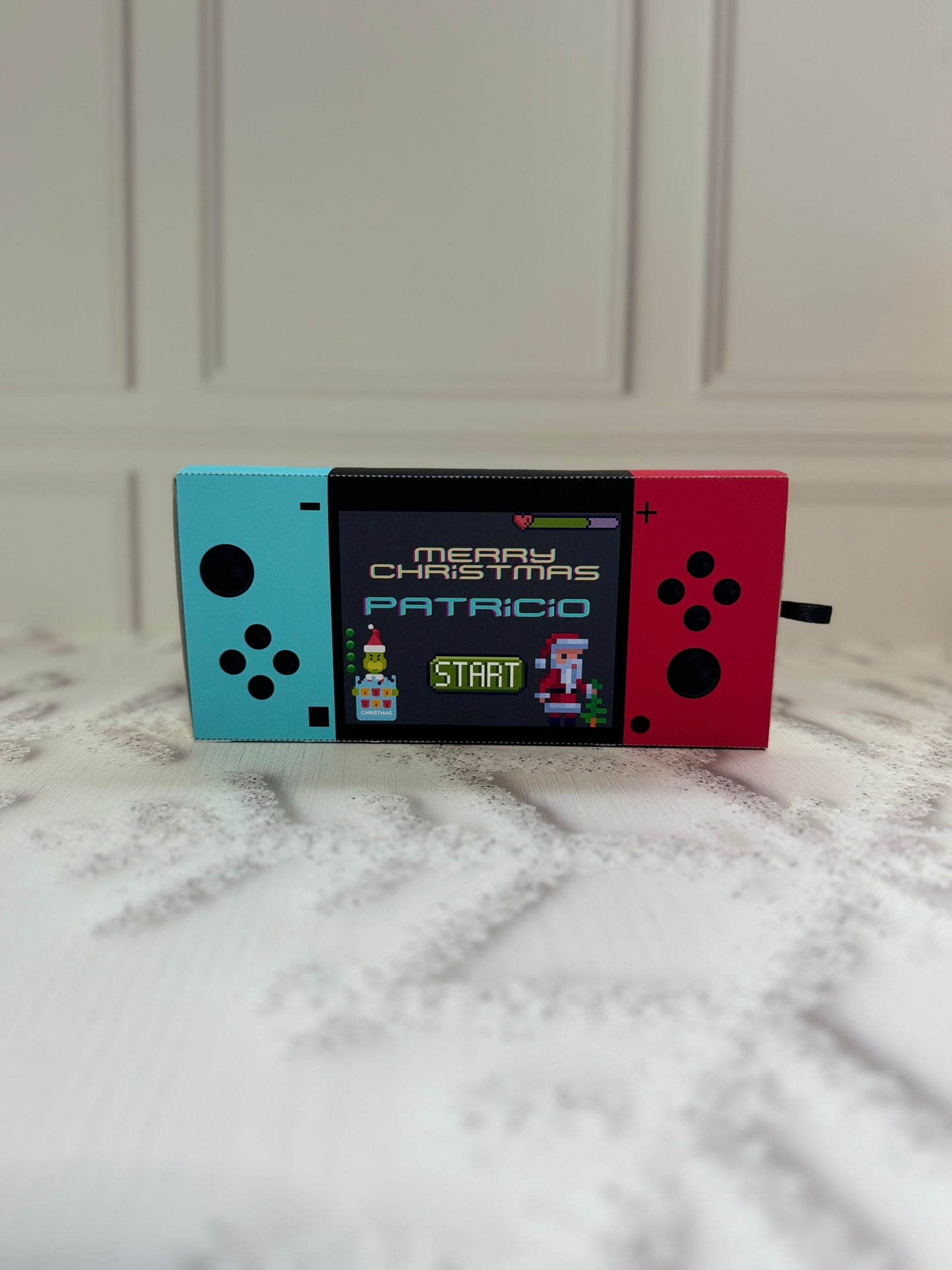 Slide box con diseño de Nintendo