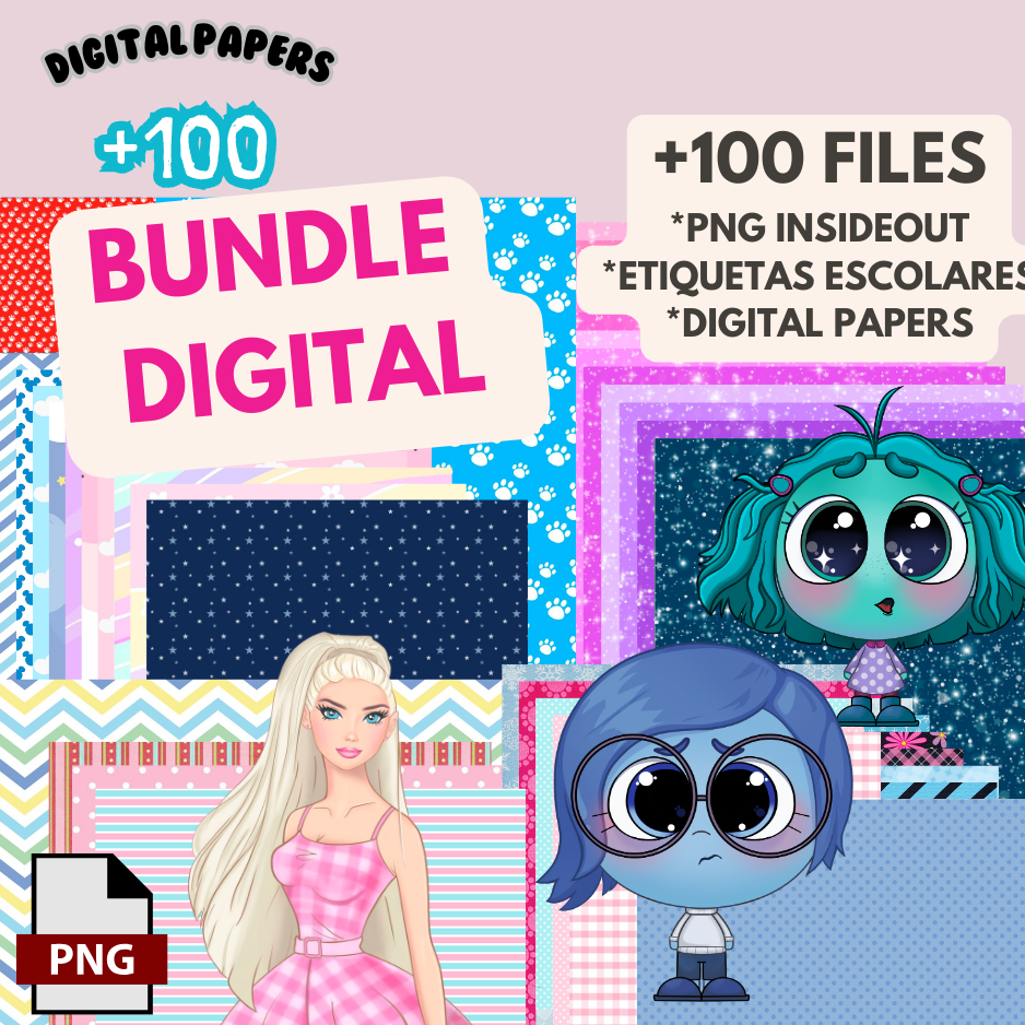 Bundle digital +100 files png