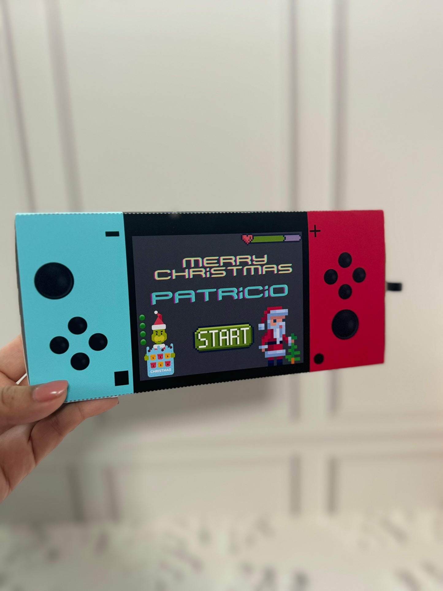 Slide box con diseño de Nintendo