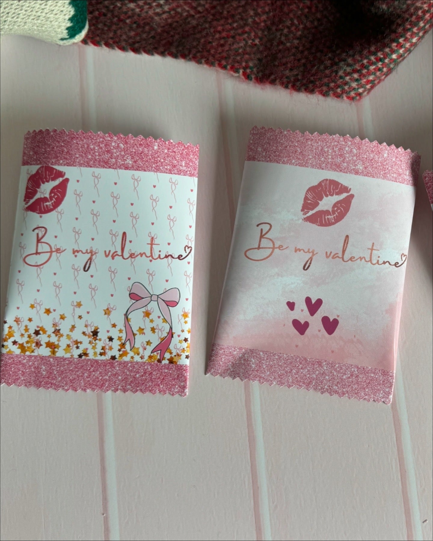 Candy bags listas para imprimir, diseño San Valentín, incluye 6 diseños en 3 hojas formato PNG y pdf para impresión, chipbags san Valentín