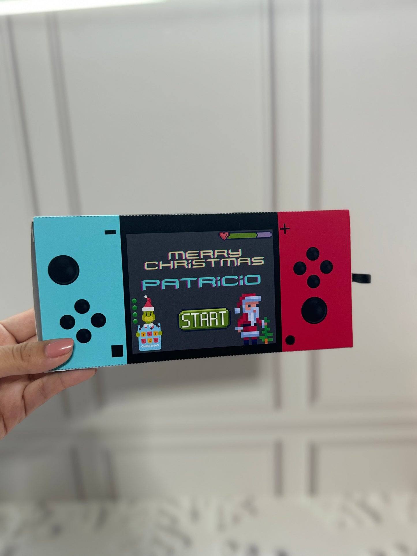 Slide box con diseño de Nintendo