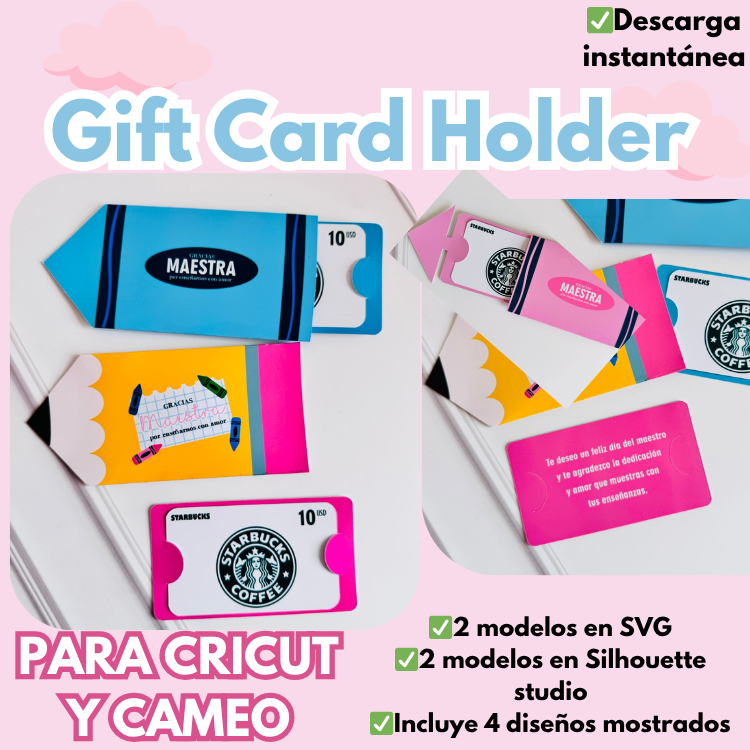Gift Card Holder Teacher Day