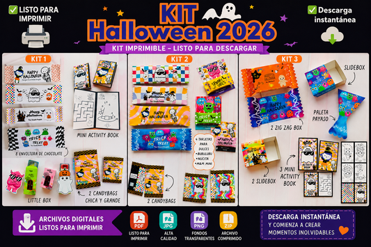 Kit Halloween 2026 Precio normal el 1 de Agosto