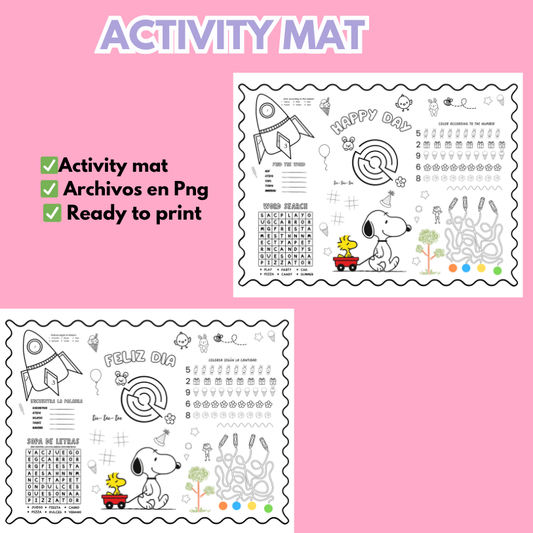 Activity Mat Happy Day