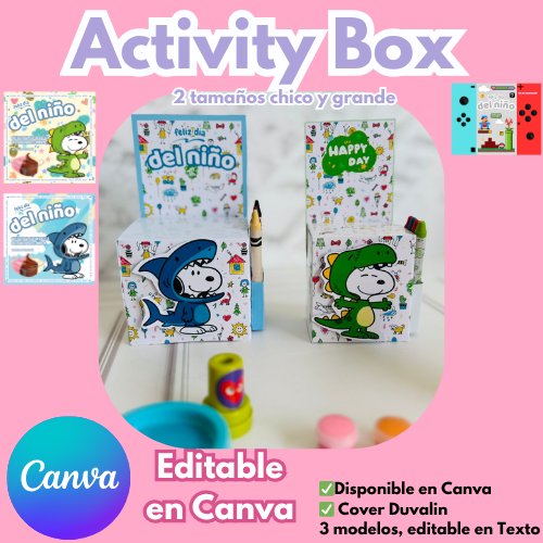 ACTIVITY BOX EDITABLE EN CANVA