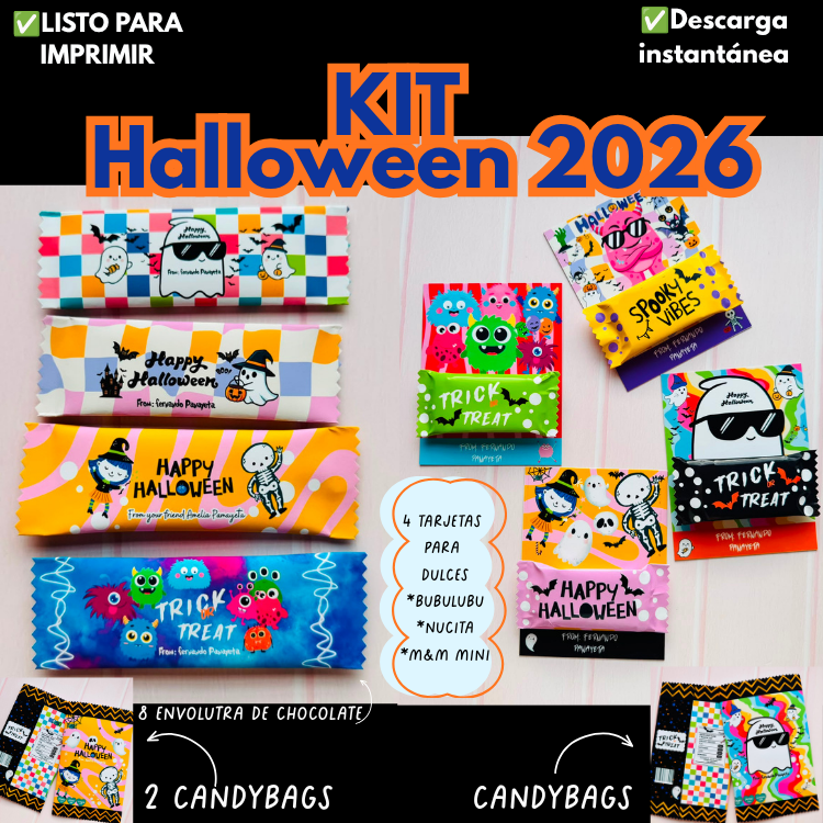 PREVENTA Kit Halloween 2026 Precio normal el 1 de Agosto