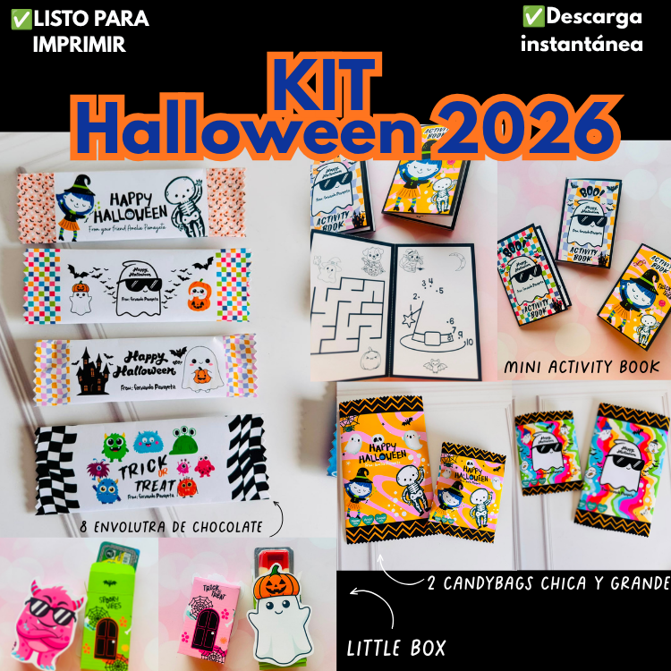PREVENTA Kit Halloween 2026 Precio normal el 1 de Agosto