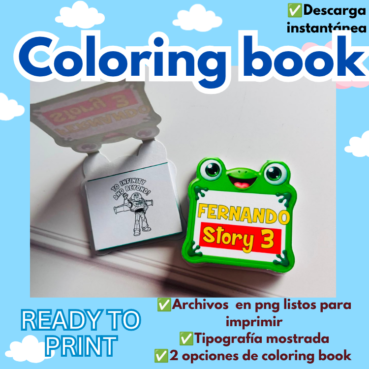 Coloring book listo para imprimir
