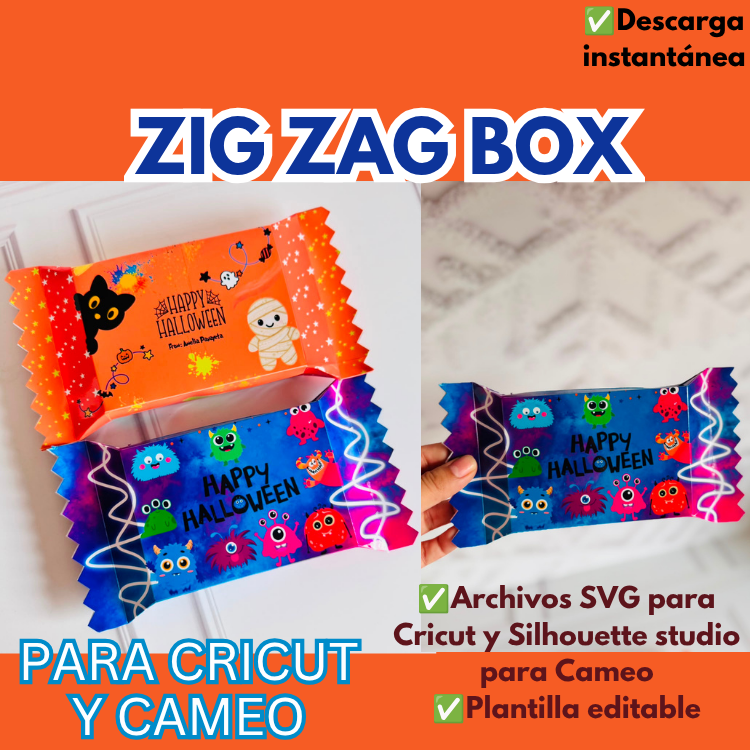 Zig Zag Box para Cricut y Cameo