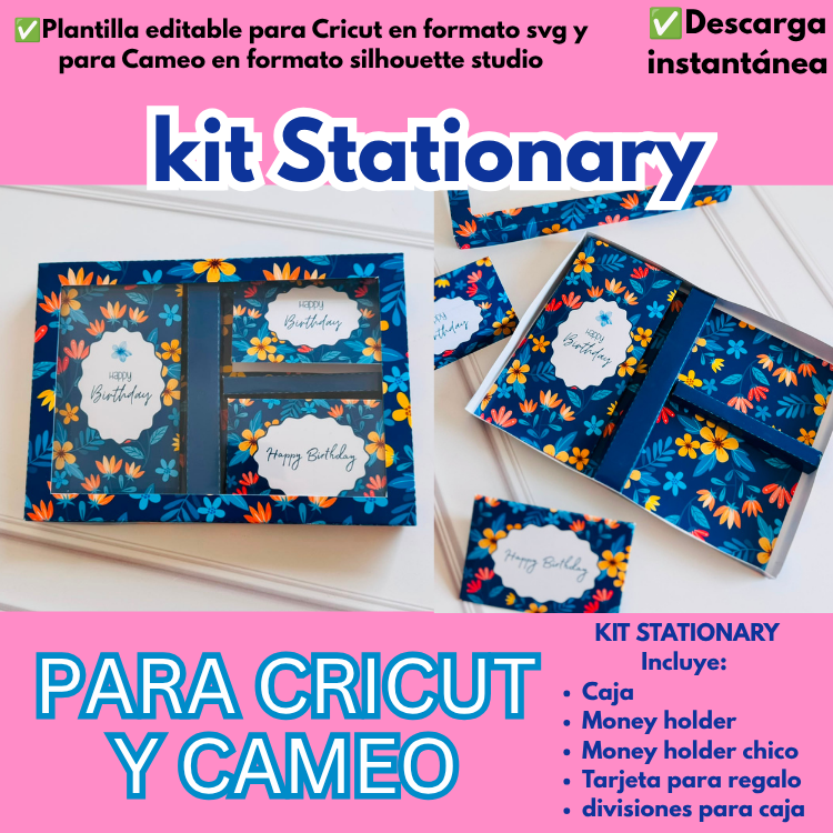 Kit stationary para CRICUT Y CAMEO