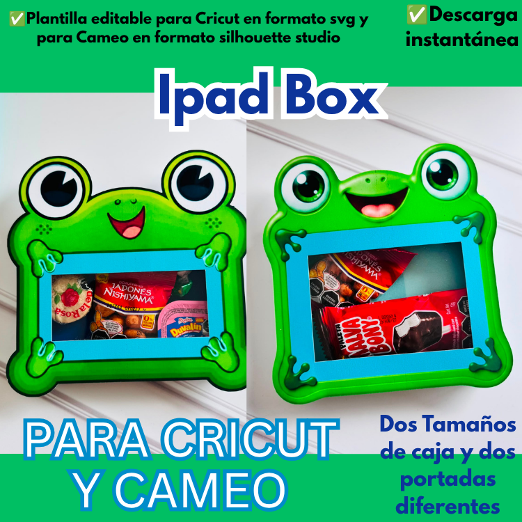 IPAD BOX PARA CRICUT Y CAMEO
