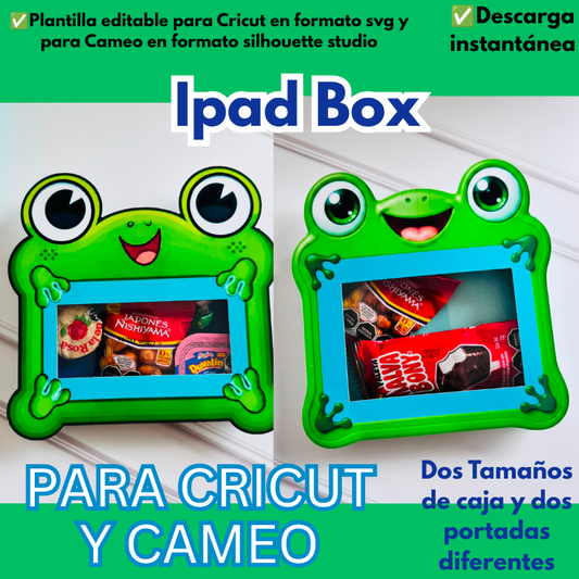 IPAD BOX PARA CRICUT Y CAMEO
