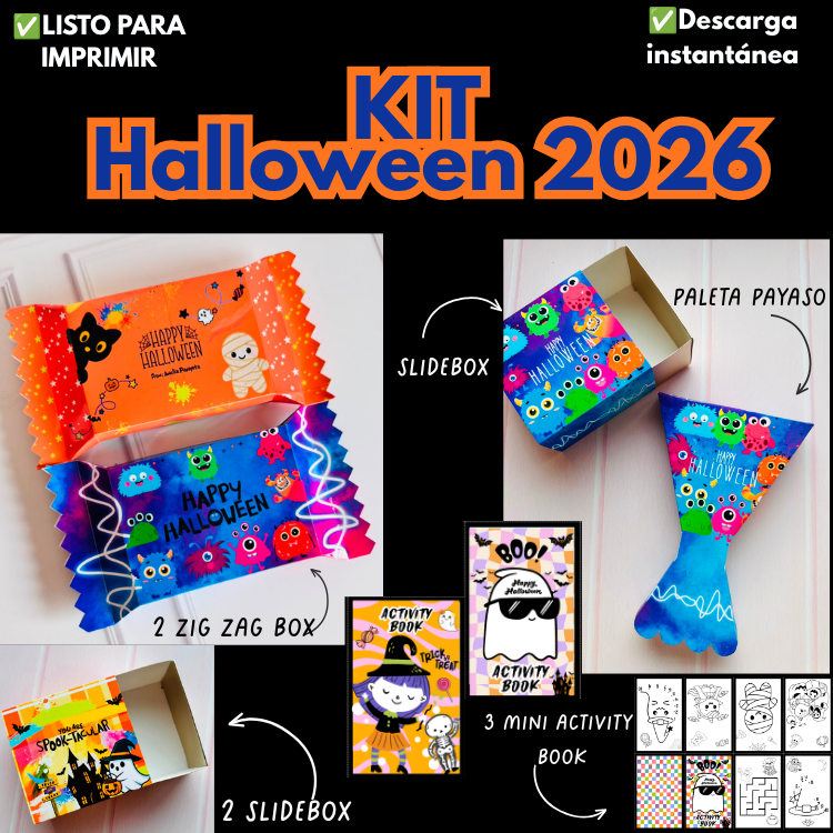 PREVENTA Kit Halloween 2026 Precio normal el 1 de Agosto