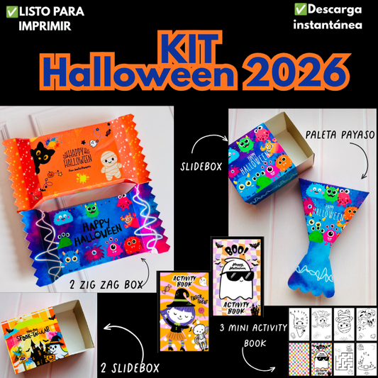PREVENTA Kit Halloween 2026 Precio normal el 1 de Agosto